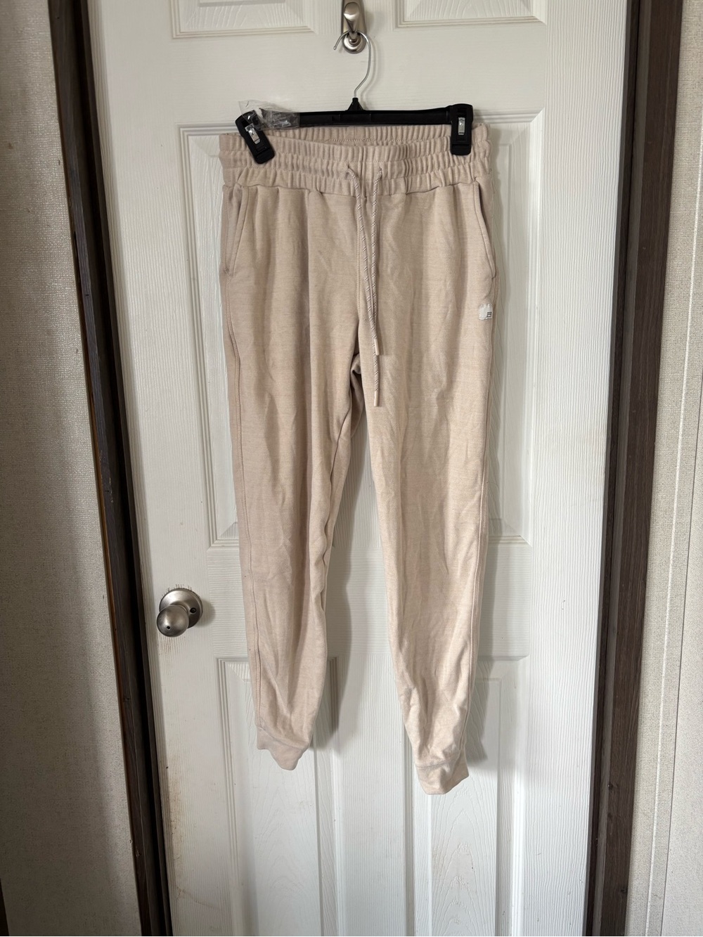 Avalanche Beige Drawstring Joggers